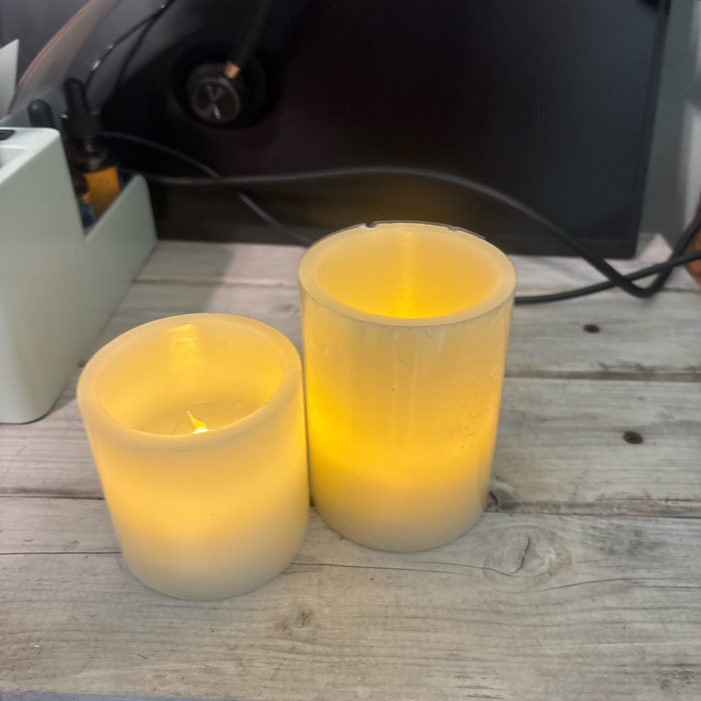 LED Flameless Candles - Cream